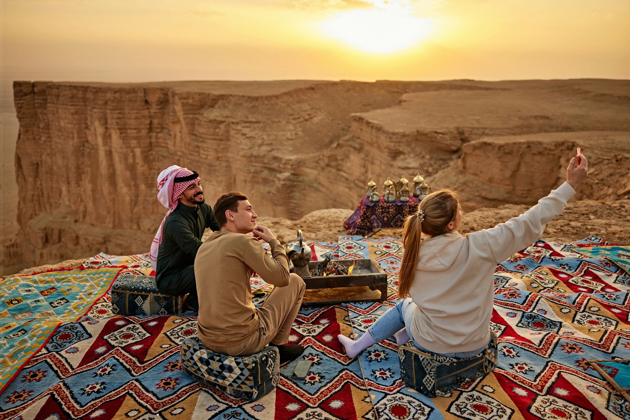 happy people in Riyadh community